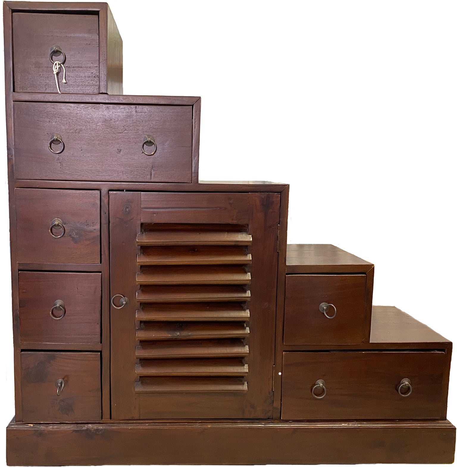Interesting Find Reproduction Step Tansu Chest Rustic Farmhouse Charm