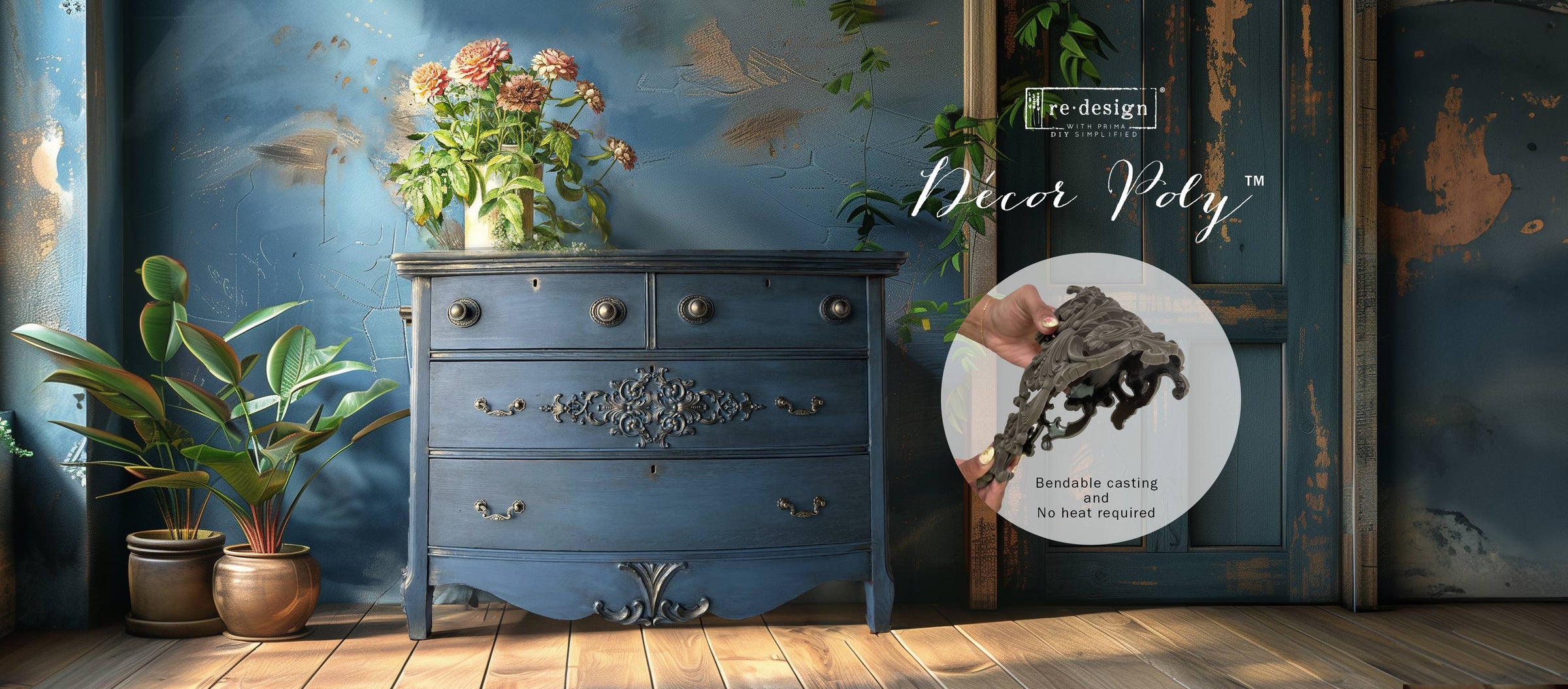 NEW! Redesign Décor Poly Bendable Appliques