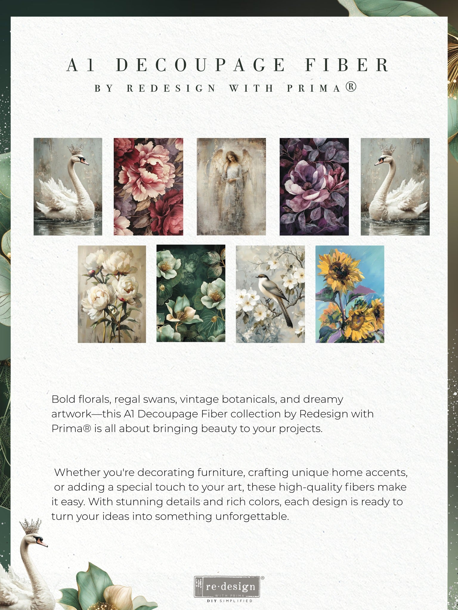 NEW! Redesign's Limited Release A1 Decoupage