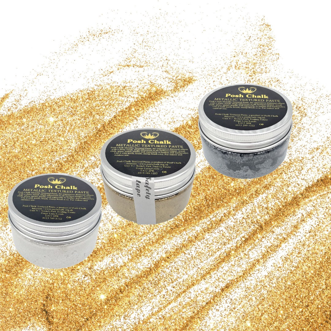 Textured Metallic Pastes by Posh Chalk Interiors โ Rustic Farmhouse Charm