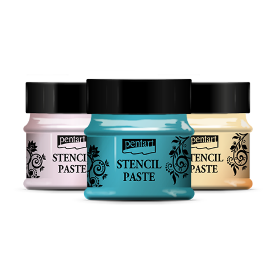 Pentart Stencil Pastes (Pearl & Metal)