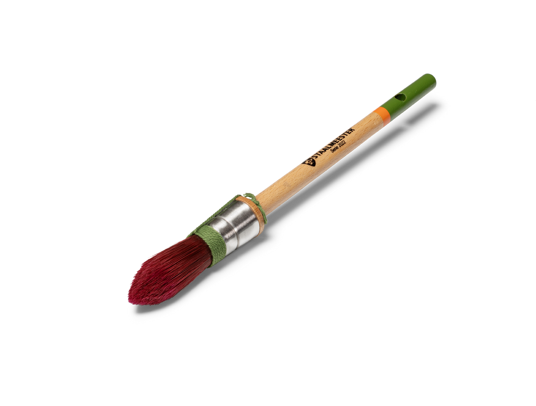 Staalmeester® Paintbrush POINTED SASH 20mm (100% Synthetic) - Pro-Hybrid Series 2022 #10 - Rustic Farmhouse Charm