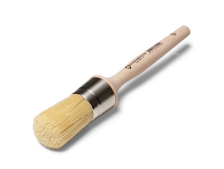 Staalmeester® Natural Bristle Wax Brush 45mm - Classic Series 3600 #24 - Rustic Farmhouse Charm