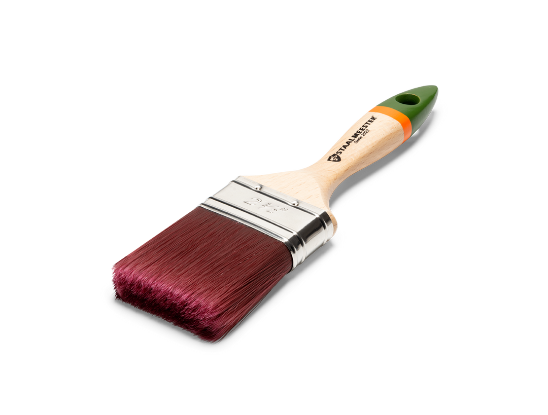 Staalmeester® Paintbrush FLAT 60mm (100% Synthetic) - Pro-Hybrid Series 2023 #25 - Rustic Farmhouse Charm