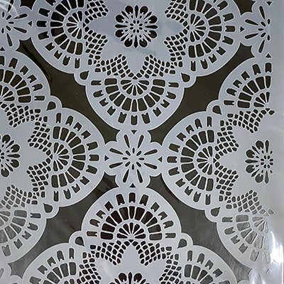Redesign 3D Stencil - DOILIES (39.37cm x 71.12cm) - Rustic Farmhouse Charm