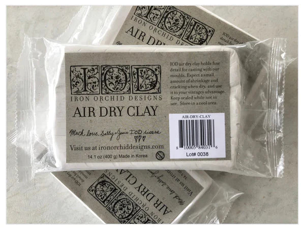 IOD Air Dry Clay 400g - Rustic Farmhouse Charm