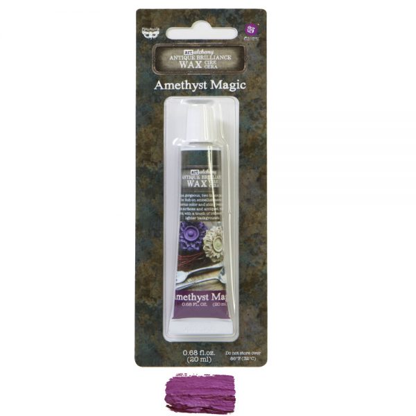 AMETHYST MAGIC Antique Brilliance Wax by Finnabair (Art Alchemy) - Rustic Farmhouse Charm