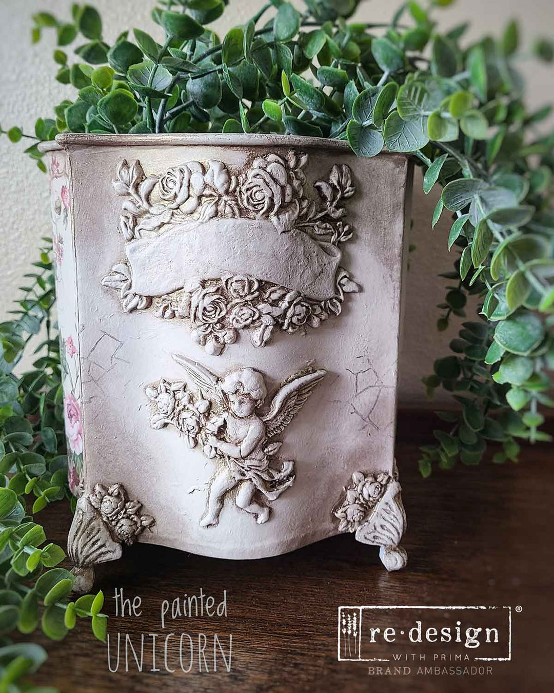 NEW! Redesign Mould - ANGELIC AURA (5" x 8") - Rustic Farmhouse Charm