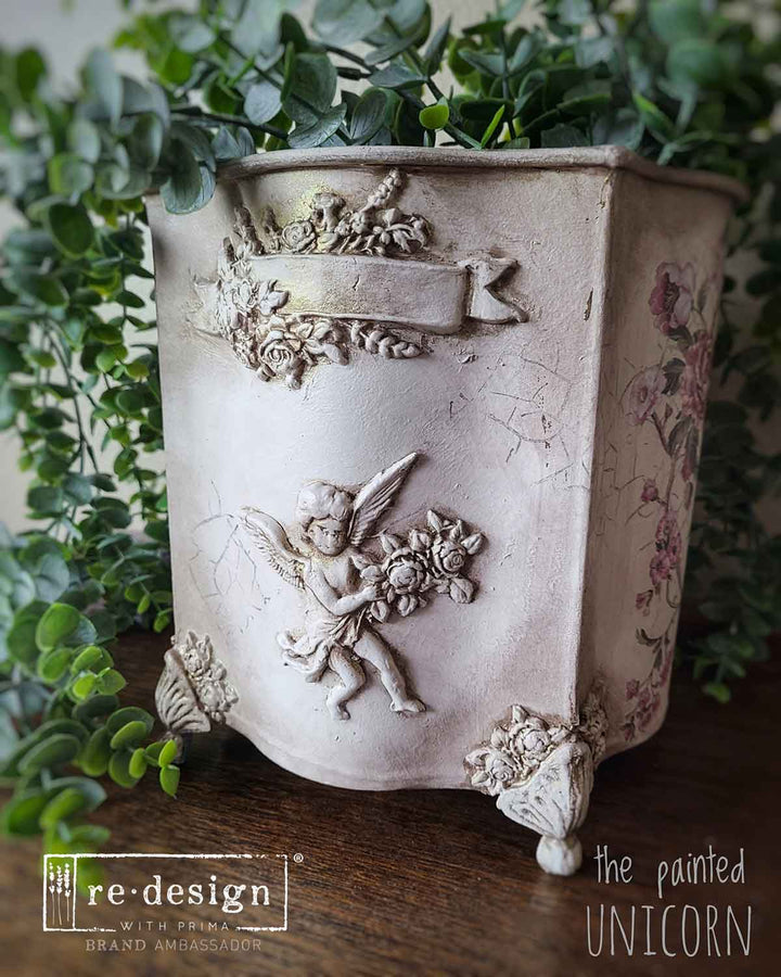 NEW! Redesign Mould - ANGELIC AURA (5" x 8") - Rustic Farmhouse Charm