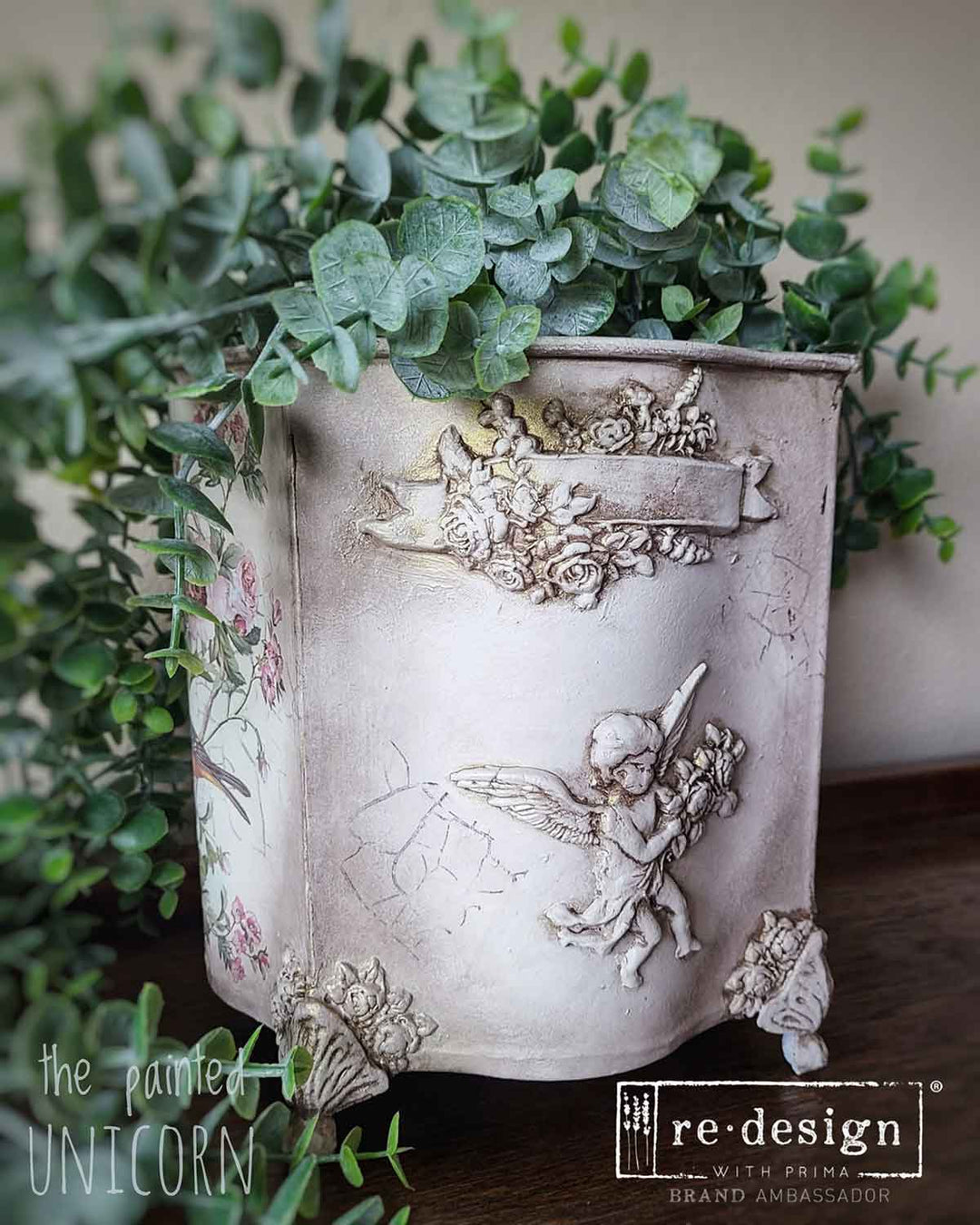 NEW! Redesign Mould - ANGELIC AURA (5" x 8") - Rustic Farmhouse Charm