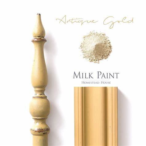 Homestead House Milk Paint - ANTIQUE GOLD - Rustic Farmhouse Charm