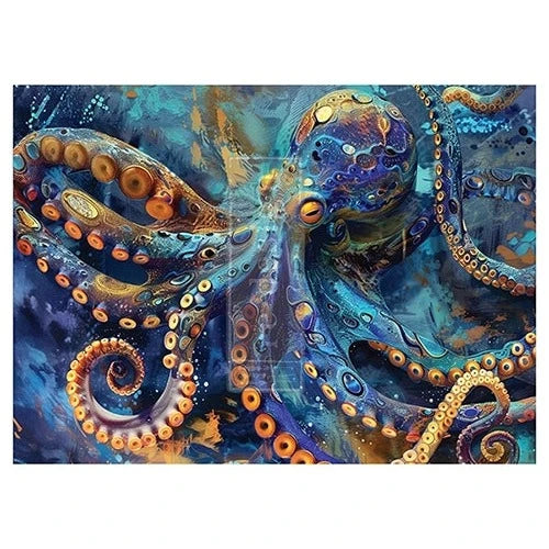 Redesign A1 Decoupage Fibre Paper - ARMS OF THE ABYSS (59.44cm x 84.07cm) - Rustic Farmhouse Charm