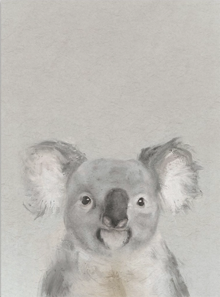 Decoupage Tissue Paper - Aussie Koala (2 sizes) - Rustic Farmhouse Charm