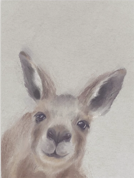 Decoupage Tissue Paper - Aussie Kangaroo (2 sizes) - Rustic Farmhouse Charm