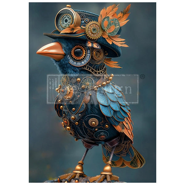 Redesign A1 Decoupage Fibre Paper - AZURE AVIATOR (59.44cm x 84.07cm) - Rustic Farmhouse Charm