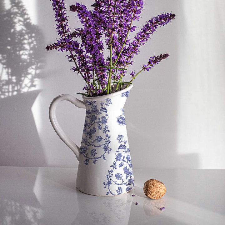 Redesign H20 Transfer - AZURE FLORALS II (2 sheets, each 21.59cm x 27.94cm) - Rustic Farmhouse Charm