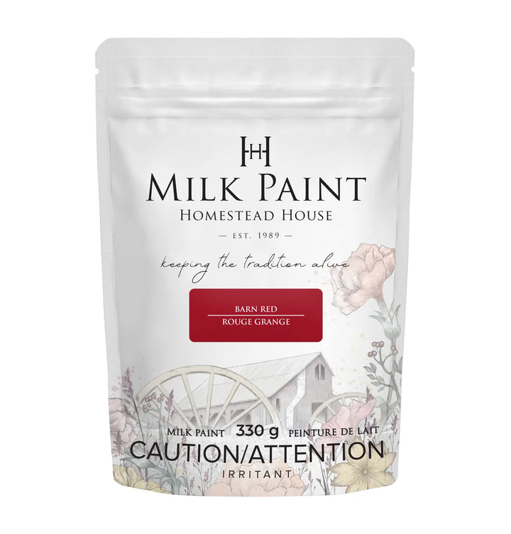 Homestead House Milk Paint - BARN RED - Rustic Farmhouse Charm