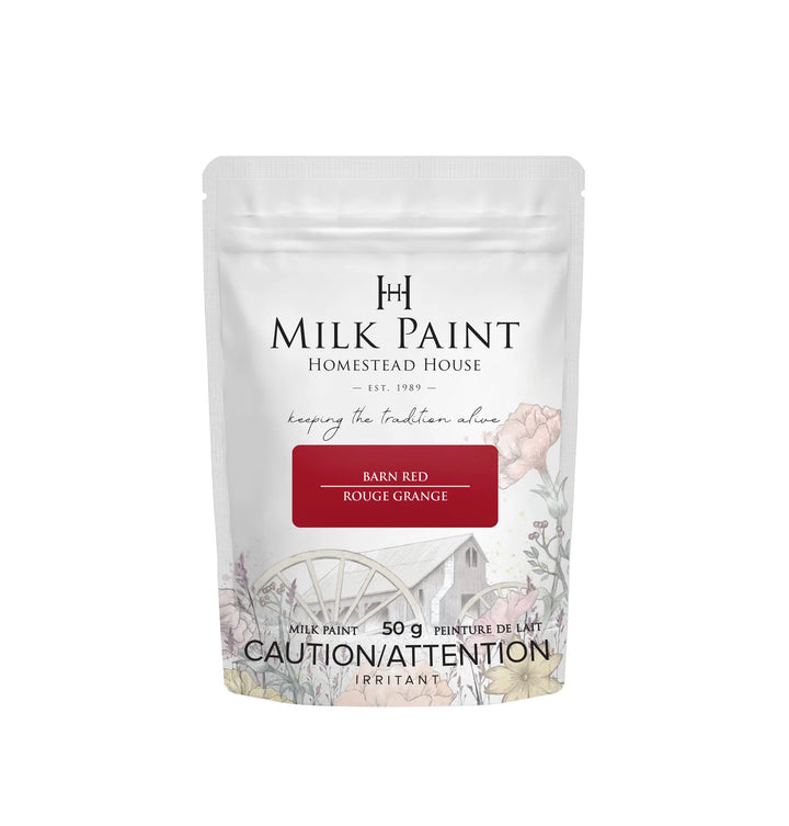 Homestead House Milk Paint - BARN RED - Rustic Farmhouse Charm