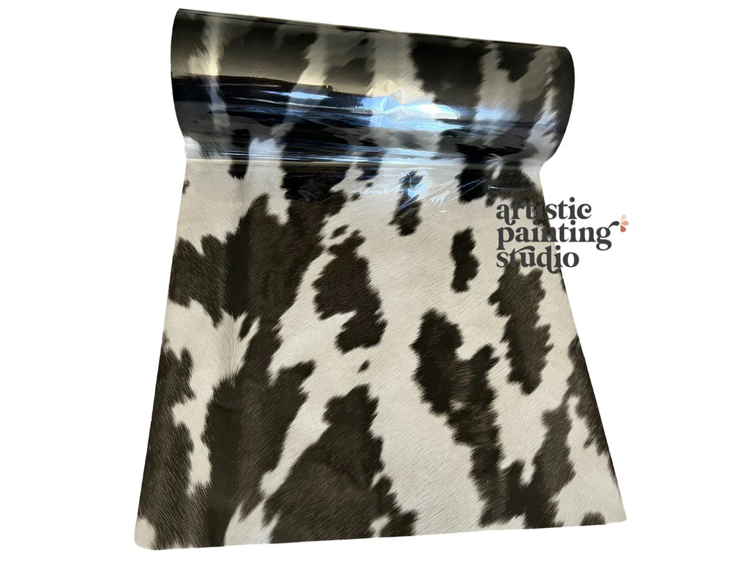 Artistic Painting Studio Metallic Foil - BETSY COWHIDE (Transparent) - Rustic Farmhouse Charm