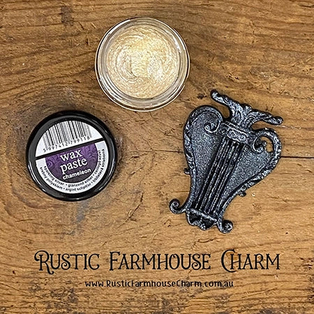 SPARKLING SILVER Chameleon Wax Paste by Pentart 20ml - Rustic Farmhouse Charm