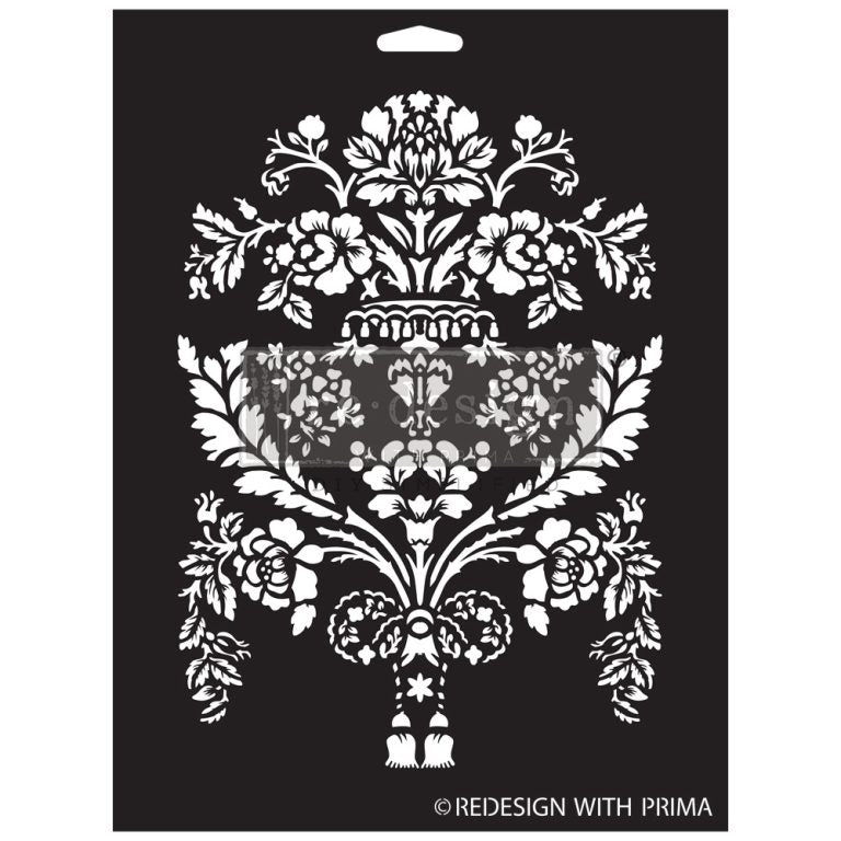 NEW! CHAPELLE ROYALE Redesign Stencil (22.86cm x 30.48cm) - Rustic Farmhouse Charm