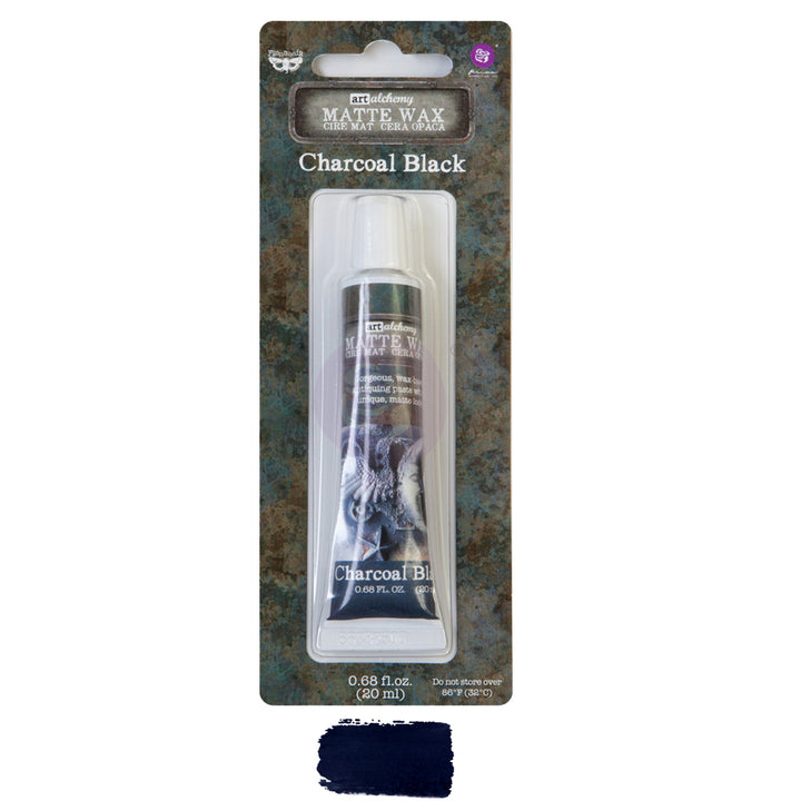 Finnabair Matte Wax - CHARCOAL BLACK (Art Alchemy) - Rustic Farmhouse Charm