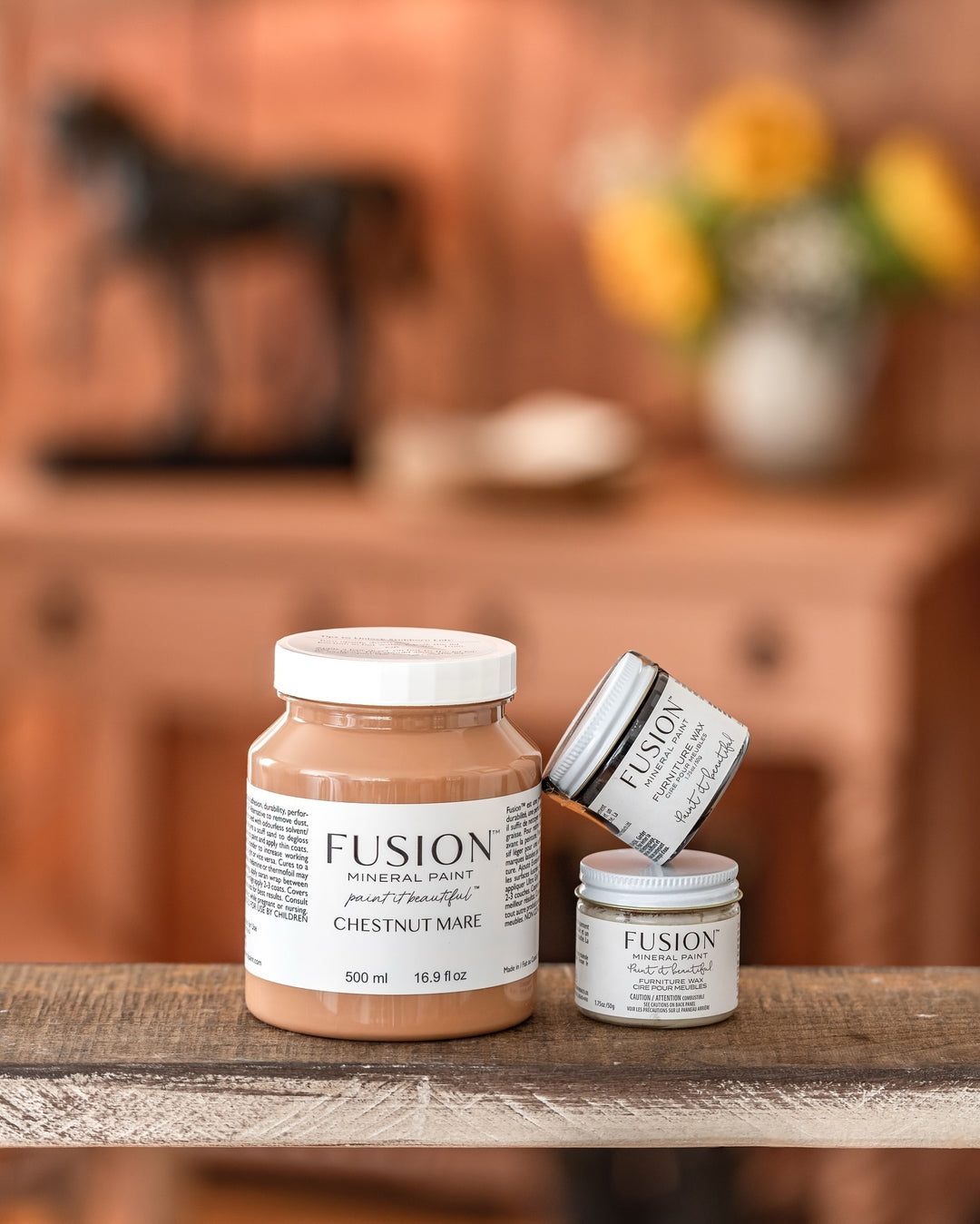 NEW! Fusion™ Mineral Paint - CHESTNUT MARE - Rustic Farmhouse Charm