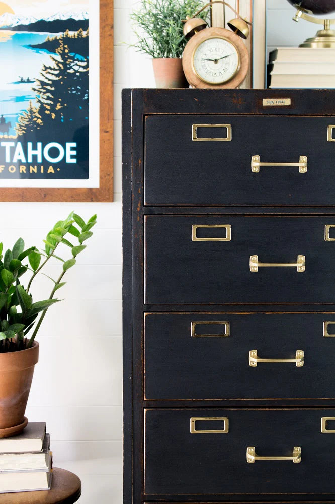 Homestead House Milk Paint - COAL BLACK - Rustic Farmhouse Charm
