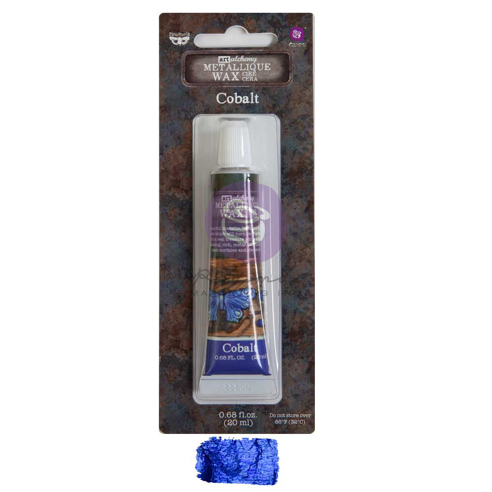 NEW! COBALT Finnabair Metallique Wax (Art Alchemy) - Rustic Farmhouse Charm