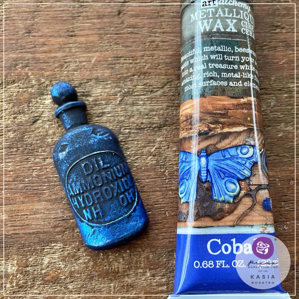 NEW! COBALT Finnabair Metallique Wax (Art Alchemy) - Rustic Farmhouse Charm