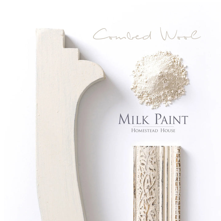 Homestead House Milk Paint - COMBED WOOL - Rustic Farmhouse Charm