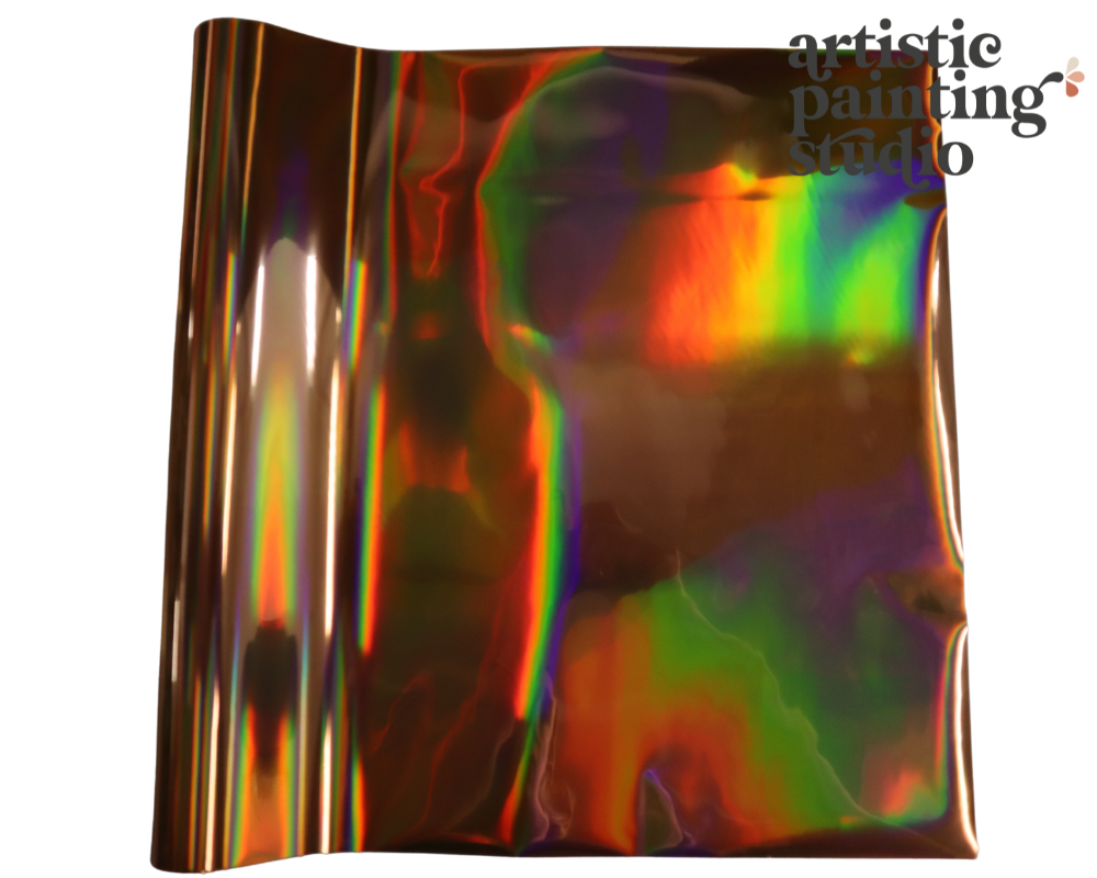 COPPER RAINBOW HOLOGRAM Metallic Foil - Rustic Farmhouse Charm