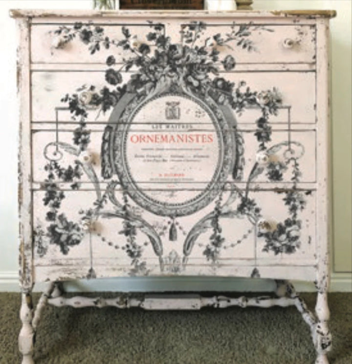COSETTE Transfer Pad by IOD (set of eight 12"x16" sheets) - Rustic Farmhouse Charm