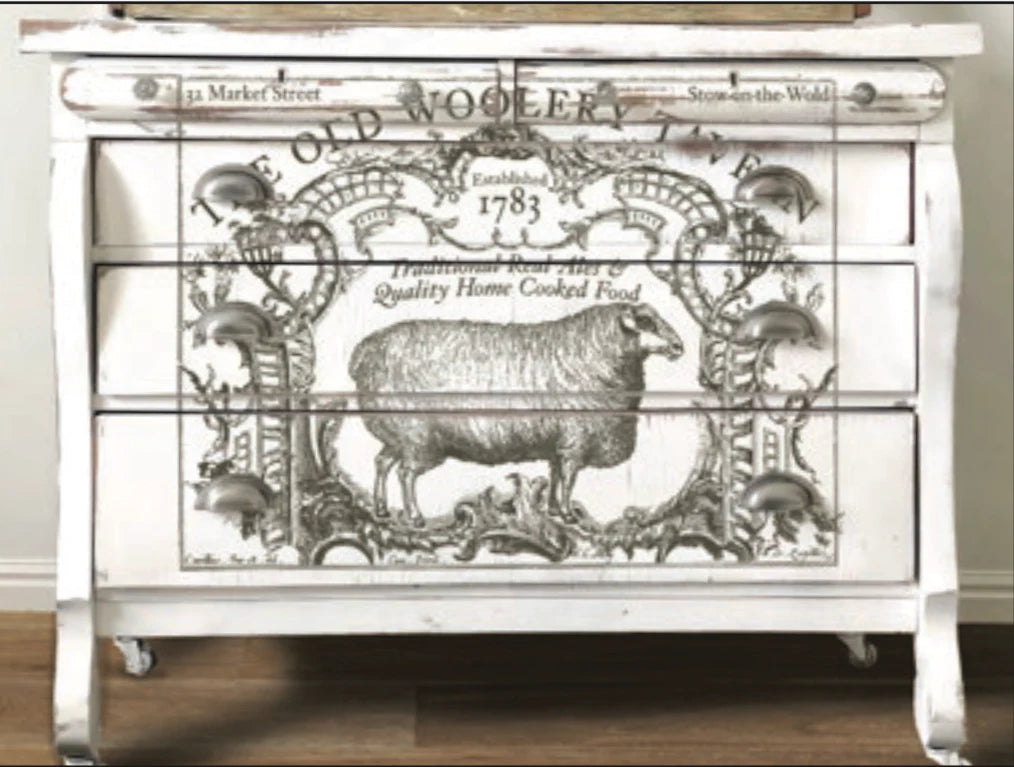 COTSWOLDS Transfer Pad by IOD (set of eight 12"x16" sheets) - Rustic Farmhouse Charm
