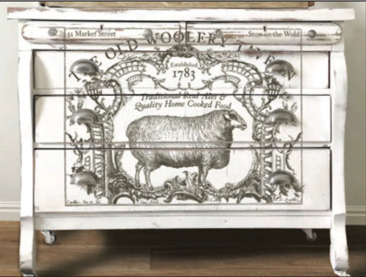 COTSWOLDS Transfer Pad by IOD (set of eight 12"x16" sheets) - Rustic Farmhouse Charm