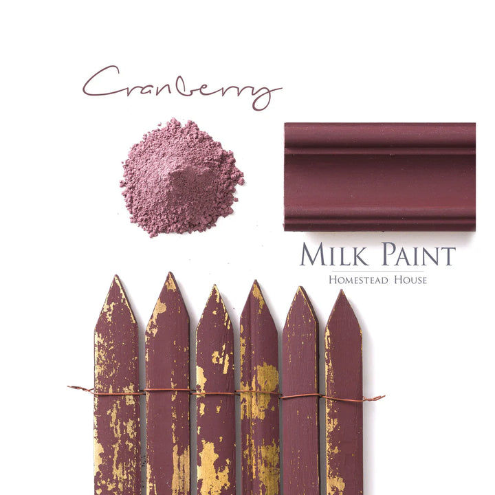 Homestead House Milk Paint - CRANBERRY - Rustic Farmhouse Charm