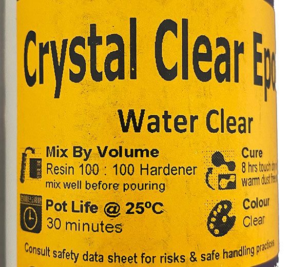 Crystal Clear Epoxy Resin Kit by Dalchem (1 litre kit) - Rustic Farmhouse Charm