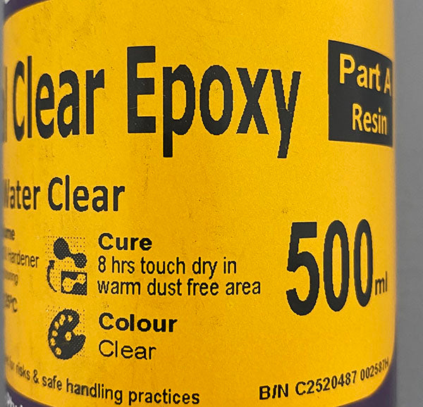 Crystal Clear Epoxy Resin Kit by Dalchem (1 litre kit) - Rustic Farmhouse Charm