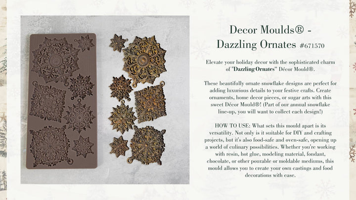 Redesign Mould - DAZZLING ORNATES (5" x 10") - Rustic Farmhouse Charm