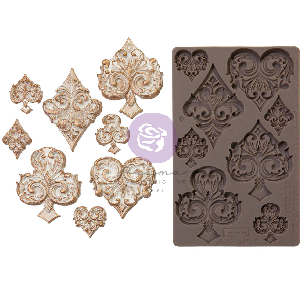 NEW! DECK OF CARDS Alice Mould by Prima - Rustic Farmhouse Charm
