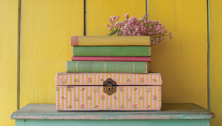 NEW! IOD Paint Inlay - DITSY BLOOM (set of eight 12"x16" sheets) - Rustic Farmhouse Charm