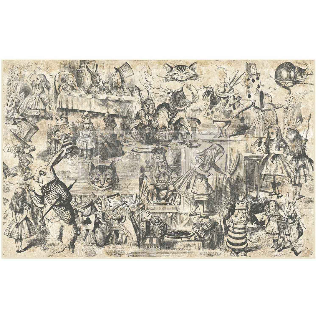 Redesign Decoupage Tissue Paper - DREAMING IN WONDERLAND (48.26cm x 76.2cm) - Rustic Farmhouse Charm