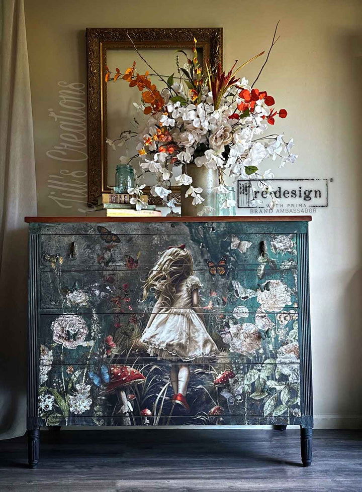 Redesign A1 Decoupage Fibre Paper - DREAMLIKE TRAILS (59.44cm x 84.07cm) - Rustic Farmhouse Charm