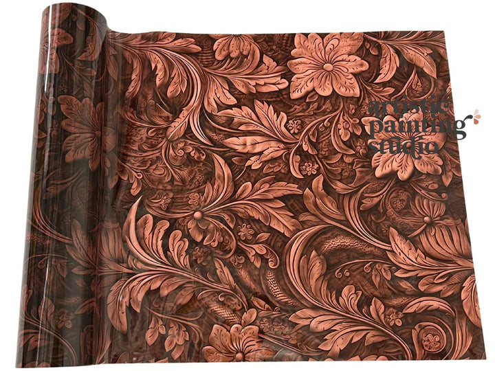 Artistic Painting Studio Metallic Foil - EASTON TOOLED LEATHER - Rustic Farmhouse Charm