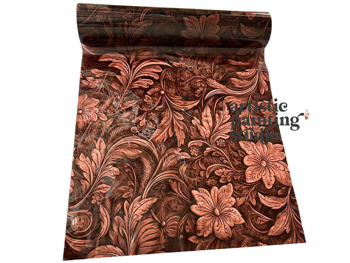 Artistic Painting Studio Metallic Foil - EASTON TOOLED LEATHER - Rustic Farmhouse Charm