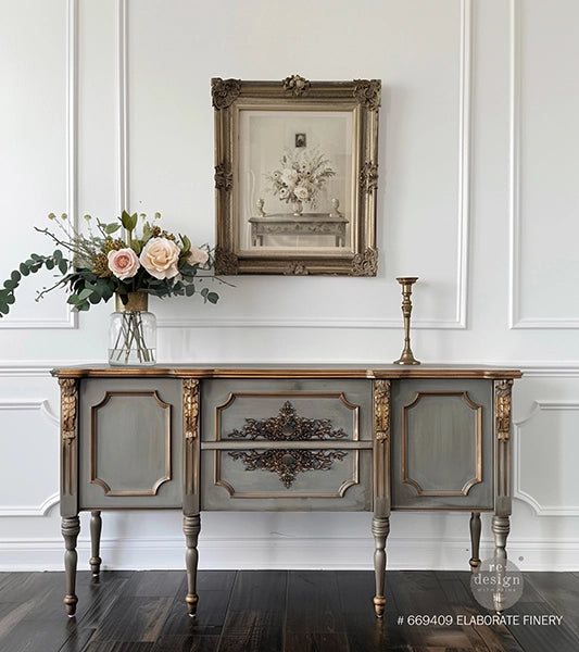 Redesign Décor Poly - ELABORATE FINERY (30.5cmx 10.5cm x 0.64cm) - Rustic Farmhouse Charm