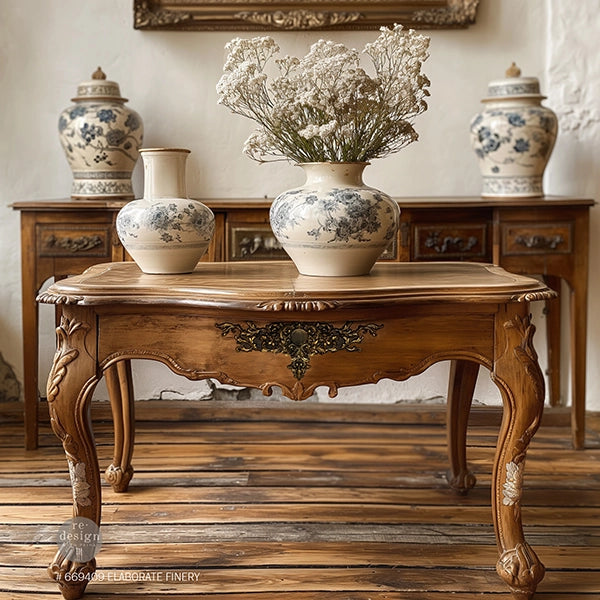 Redesign Décor Poly - ELABORATE FINERY (30.5cmx 10.5cm x 0.64cm) - Rustic Farmhouse Charm