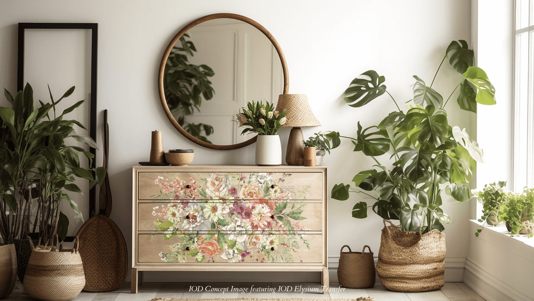 ELYSIUM Transfer Pad by IOD (set of four 12"x16" sheets) - Rustic Farmhouse Charm