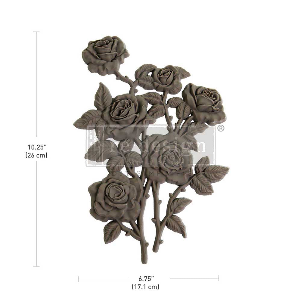 NEW! Redesign Décor Poly - ETHEREAL BOUQUET (26cm x 17.1cm) - Rustic Farmhouse Charm