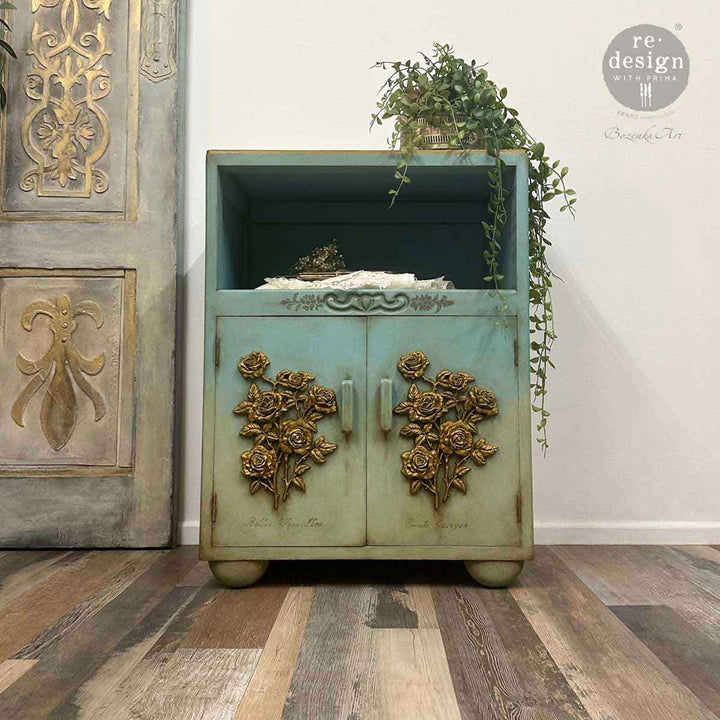 NEW! Redesign Décor Poly - ETHEREAL BOUQUET (26cm x 17.1cm) - Rustic Farmhouse Charm